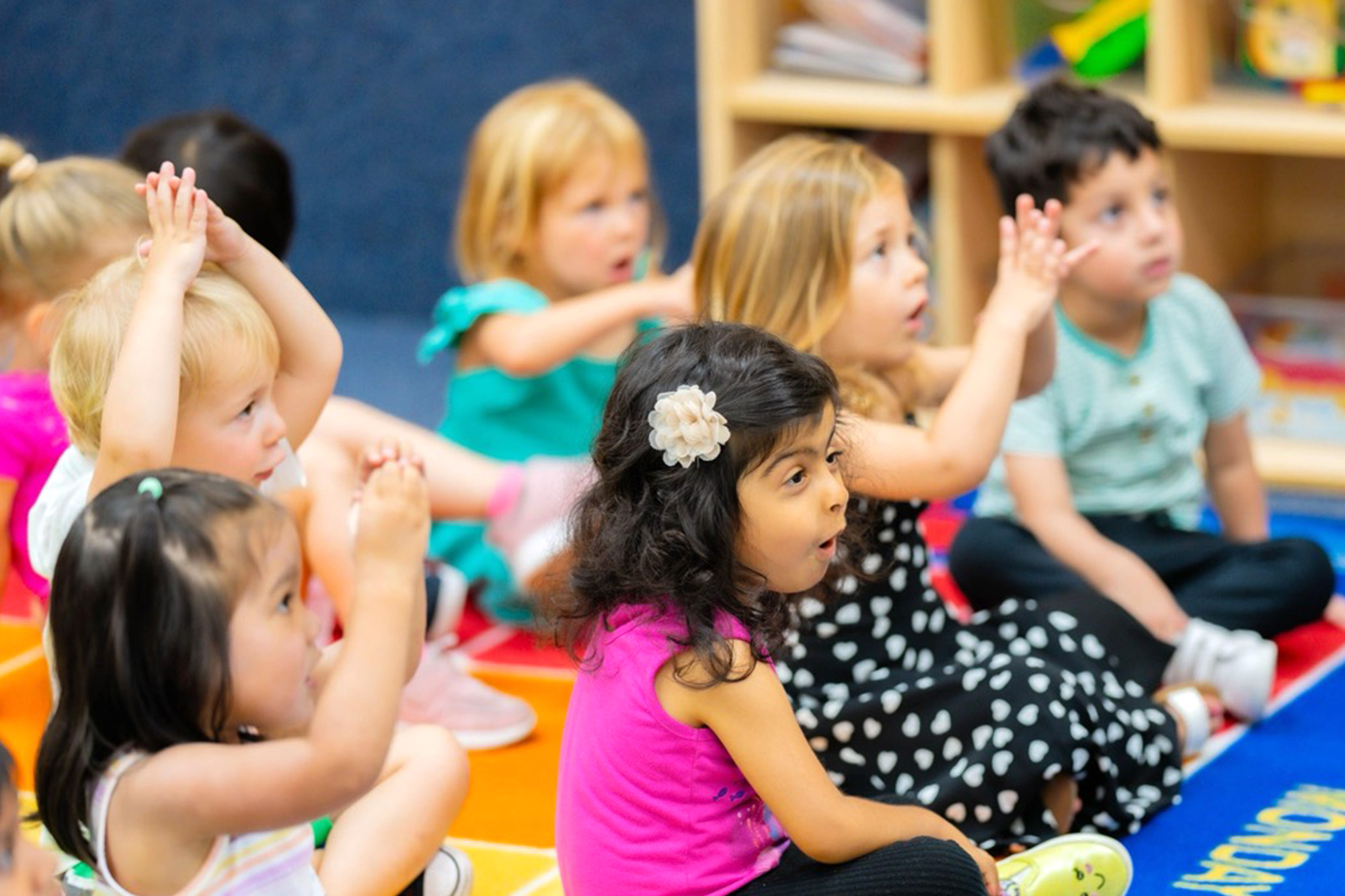 Toddlers engaging in learning activities at Aliso-Viejo-Toddler-Care-jr-pre-k classroom.