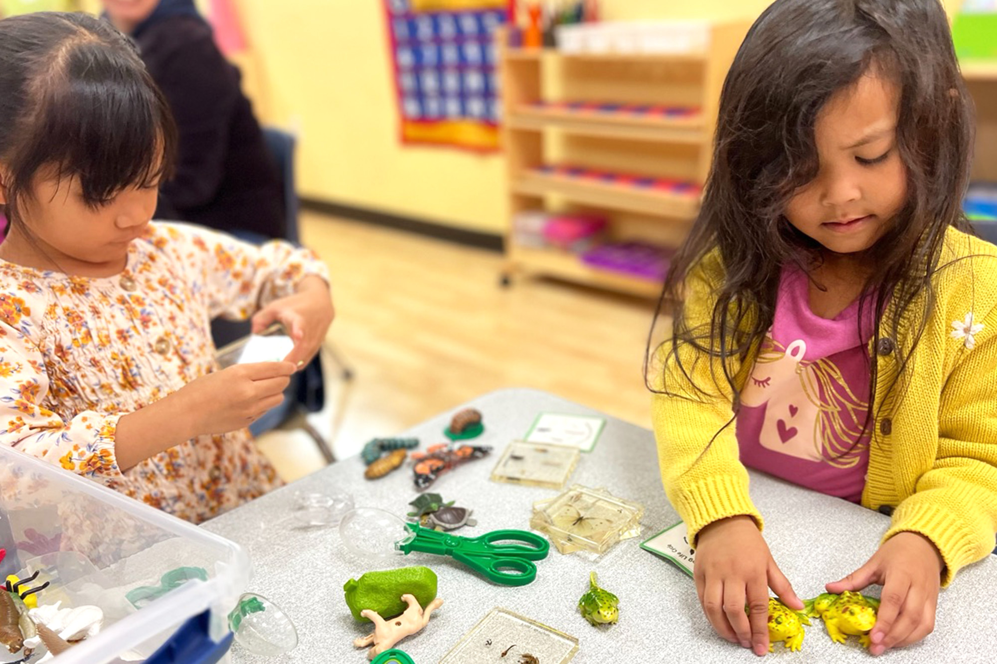 Prek-Classroom in Laguna Hills with young children engaged in group activities