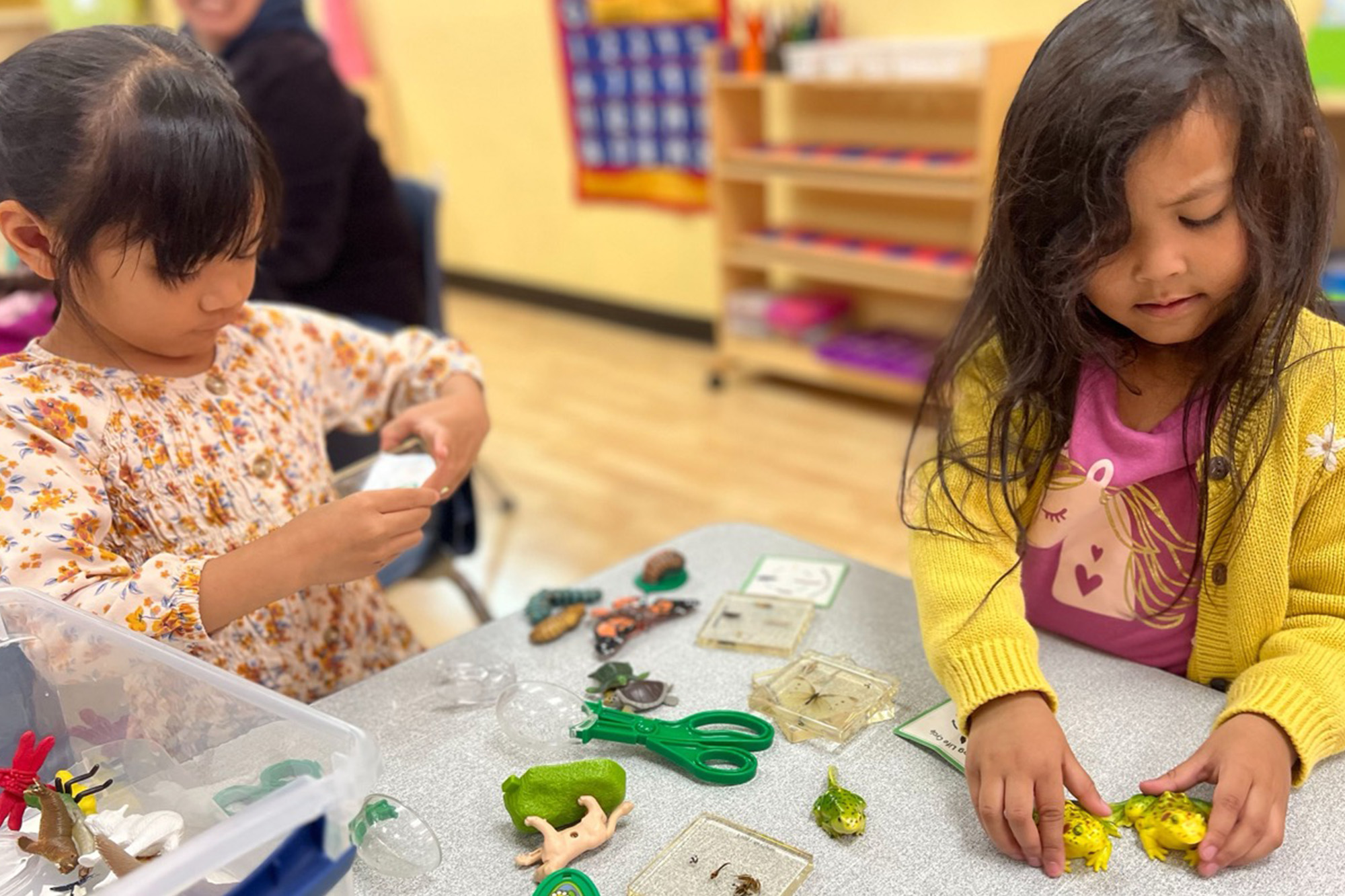 Happy kids participating in a group activity at a preschool in Laguna Hills